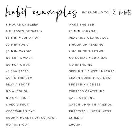 My Weekly Habits | REMOVABLE Custom Habit Tracker and Planner - Blank Lines in 2024 | Habits, Habit tracker, Tracker 30 Min Cardio, Weekly Habits, Weekly Habit Tracker, Printable Habit Tracker, Journal Tracker, Tracker Ideas, Habit Tracker Bullet Journal, Habit Tracker Printable, Gratitude Challenge