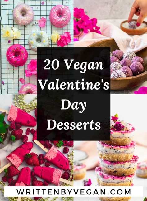 This year for Valentine's day, celebrate your love, compassion, desire, support, and encouragment not only for your loved ones, but for animals, too! Make a cruelty-free vegan dessert that everyone will love! Choose from the list of 20 vegan ans gluten-free healthy desserts! #cruelthyfree #vegan #Valentinesday #love #dessert #healthy #gutenfree #compassion Vegan Valentines, Healthy Valentines, Easy Vegan Dessert, Valentine Desserts, Vegan Holidays, Valentines Day Desserts, Vegan Dessert Recipes, Free Desserts, Vegan Recipes Easy