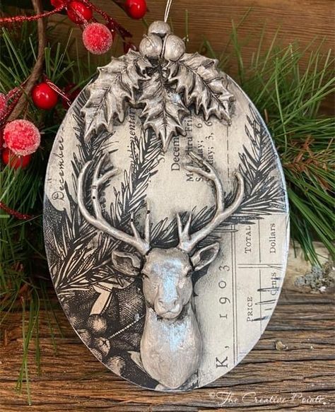 Iod Christmas, Iod Projects, Christmas Sleigh Decorations, Iod Moulds, Christmas Booth, Christmas Decoupage, Witch Shop, Iron Orchid Designs, Christmas Handmade