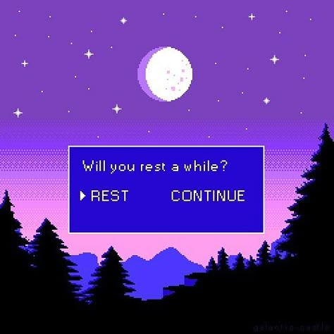 Rest a while Aesthetic Tshirt, Game Aesthetic, Arte 8 Bits, 8bit Art, New Retro Wave, Welcome To Night Vale, Night Vale, Vaporwave Aesthetic, Lo Fi