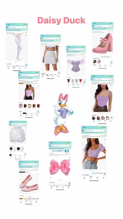 Daisy Duck Halloween Costume, Daisy Duck Halloween, Duck Halloween Costume, Daisy Duck Costume, Duck Costume, Duck Costumes, Movie Inspired Outfits, Disney Halloween Costumes, Trendy Halloween Costumes