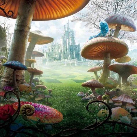 Alice In Wonderland Illustrations, Alice In Wonderland Aesthetic, Alice In Wonderland Tea Party, Forest Pictures, Fantasy Forest, Alice In Wonderland Party, Mad Hatter Tea Party, Fantasy Art Landscapes, Through The Looking Glass