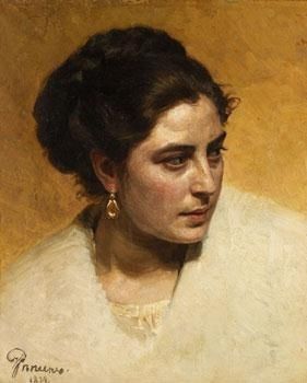 Artwork by Ilya Repin, Portrait of a woman, Made of Oil on canvas laid on panel Valentin Serov, Hyperrealism Paintings, Ilya Repin, Oil Painting Woman, Russian Painting, Soviet Art, Ukrainian Art, Oil Portrait, Oil Painting Portrait