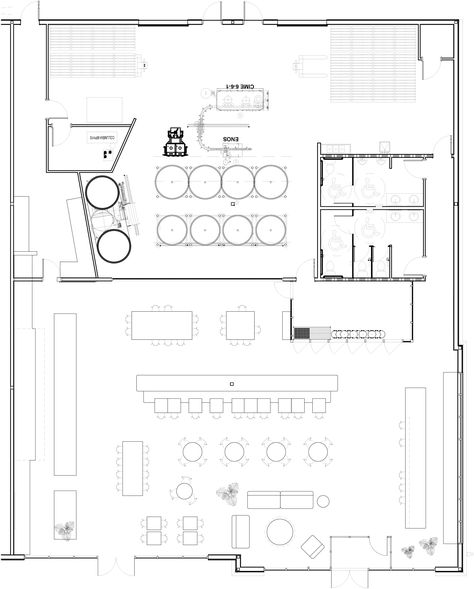 Bad Lab Beer Co brewery in New Hampshire features steely interiors Small Brewery Design, Brew Pub Design Ideas, Brewery Design Interior, Brewery Layout Floor Plans, Brewery Floor Plan, Brewery Ideas Brew Pub, Brewery Interior Design, Brewery Building Design, How To Start A Brewery