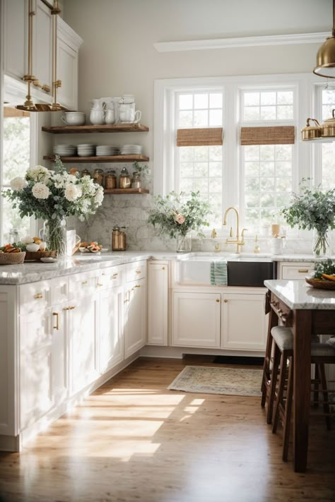 Classic Timeless Kitchen, Kitchen Island Colors, Kitchen European, European Farmhouse Kitchen, Kitchen Timeless, European Kitchen Design, Island Colors, Old Farmhouse Kitchen, Timeless Kitchen Design