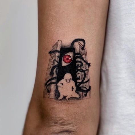 Fullmetal Alchemist Truth Tattoo, Gate Of Truth Fma Tattoo, Funny Anime Tattoo, Fma Brotherhood Tattoo, Gate Of Truth Fma, Tattoo Ideas Metal, Fma Tattoo Ideas, Full Metal Alchemist Brotherhood Tattoo, Small Tattoos Anime