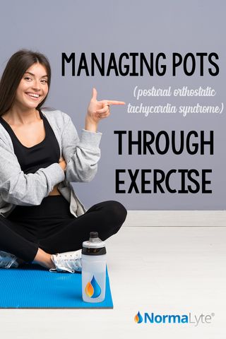 Managing POTS Through Exercise | NormaLyte Oral Rehydration Salt Yoga For Pots, Exercise For Pots, Exercise With Pots, Workouts For People With Pots, Exercises For Pots, Exercising With Pots, Pots Workout Plan, Pots Friendly Workouts, Pots Exercise Program