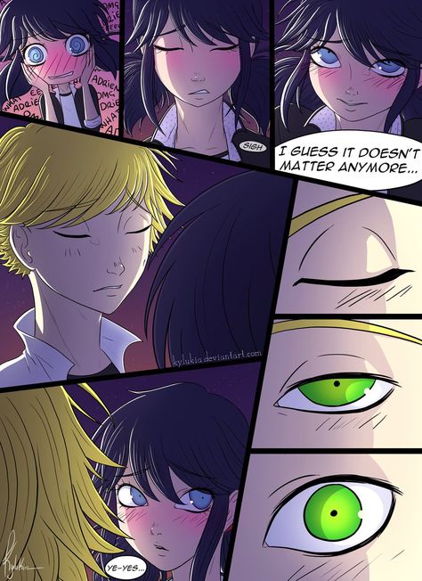 Who are you? - page 9 by kylukia Miraculous Fanfic, Comics Ladybug, Mlb Comics, Tikki Y Plagg, Marinette Et Adrien, Adrian And Marinette, Miraculous Ladybug Memes, Marinette And Adrien, Miraculous Ladybug Fan Art