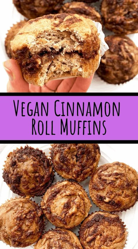 Muffin Vegan, Healthy Muffin, Cinnamon Roll Muffins, Muffins Healthy, Healthy Afternoon Snacks, Vegan Muffins, Low Carb Muffins, Cinnamon Muffins, Healthy Muffin Recipes