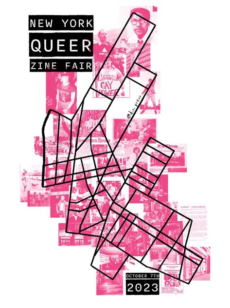 NY Queer Zine Fair 2023 - Printed Matter Queer Zine Design, Queer Zine, Queer Posters, Zine Making, Fair Poster, Zine Ideas, Art Book Fair, Ny Art, Art Zine