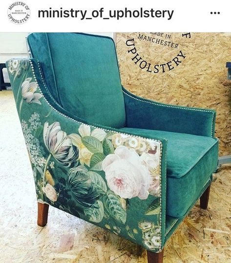 Upcycled Armchair | #UpcycledArmchair | Ministry of Upholstery