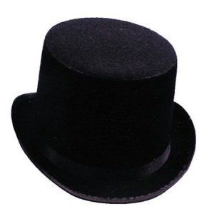 Amazon.com: Black Top Hat: Toys & Games Steampunk Black, Black Top Hat, I'm Crazy, Top Hats, Wonderland Party, Costume Hats, Black Felt, Kids Fun, Cool Hats