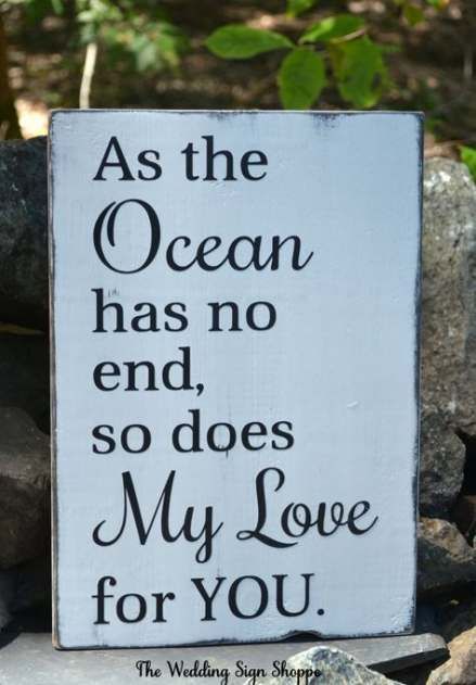 Ocean Love Quotes, Beach Wedding Signs, Beach Wedding Ideas, Rustic Beach Wedding, Nautical Nursery Decor, Beach Couple, Beach Wedding Favors, Wedding Centerpieces Diy, Wedding Beach