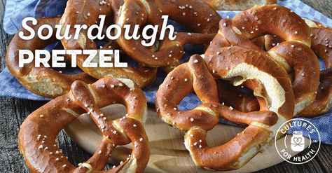 Sourdough Pretzels Recipe, Sourdough Pretzel Recipe, Apple Butter Muffins, Using Sourdough Starter, Sourdough Pretzels, Sourdough Breads, Sourdough Biscuits, Sourdough Bread Starter, Dough Starter