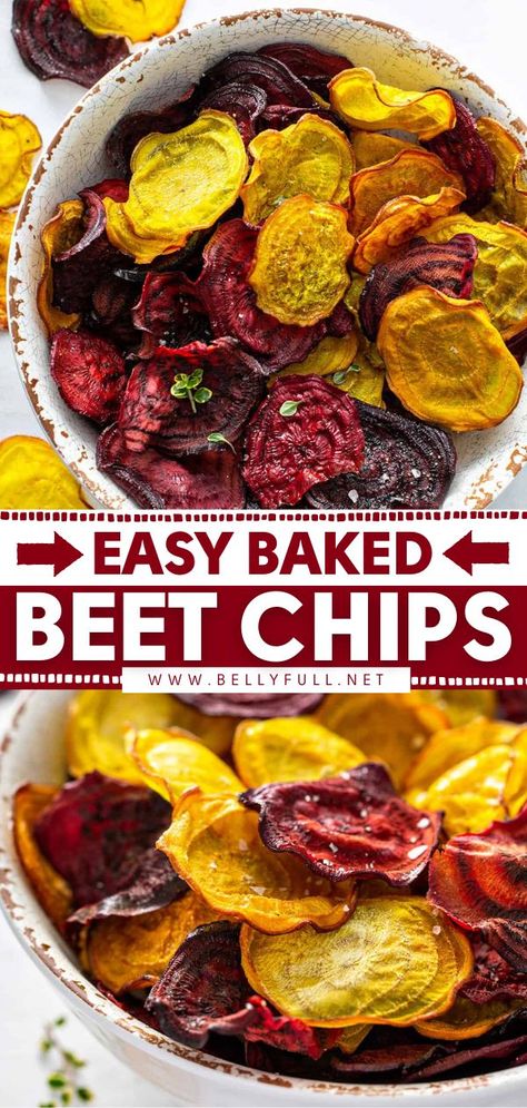 Beet Chips Recipe, Fruit Chips, Beet Chips, Vegetable Chips, Veggie Chips, Beet Recipes, Foodie Crush, Dehydrated Food, Dehydrator Recipes