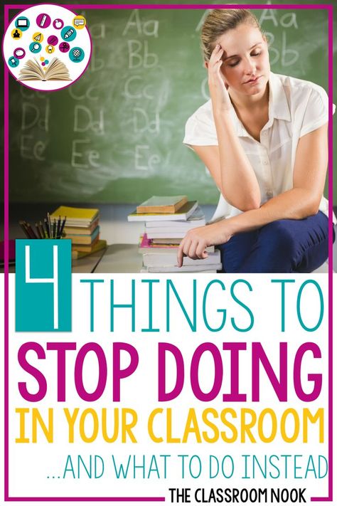 Are you making one or more of these classroom management mistakes in your upper elementary classroom? Fix them with these 4 classroom management strategies to a better classroom! #classroommanagement #upperelementary #thirdgrade #fourthgrade #fifthgrade Out Of Control Classroom, Preschool Classroom Management Ideas, Chaos Control, Things To Stop Doing, Intervention Classroom, Christian Classroom, Class Participation, Intervention Specialist, Nonfiction Text Features