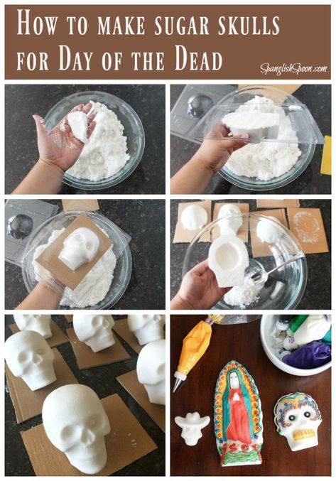 Day Of The Dead Desserts, Day Of The Dead Activities For Kids, Day Of The Dead Crafts For Kids, Day Of The Dead Activities, Sugar Skull Diy, Dia De Los Muertos Party Ideas, Sugar Skull Crafts, Day Of The Dead Altar, Day Of The Dead Diy