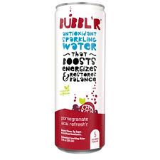 Bubbl'r Antioxidant Sparkling Water, Pomegranate Acai Refresh'r, 12 oz. Can, 12/Pack (WIC39920) | Quill.com Bubbly Water, Water Sparkling, Mango Green Tea, Green Tea Drinks, Diet Cola, Seltzer Water, No Sugar Diet, Sparkling Drinks, Natural Caffeine