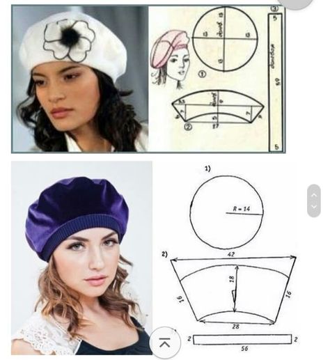 Scrub Hat Patterns, Pola Topi, Tartan Bow Tie, Sewing Hats, Hat Patterns To Sew, Sew Ins, Cap Patterns, Diy Hat, Millinery Hats