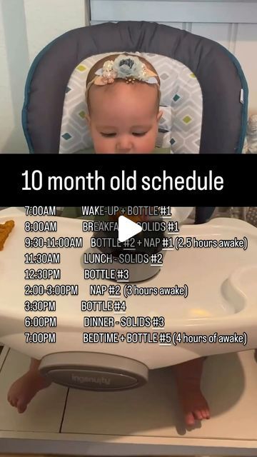 101beforeone | Starting Solids | Baby Led Weaning on Instagram: "Comment SCHEDULES for sample solid + milk feeds from 6-16 months!

At 10 months old we like baby to be on 3 meals per day.

No need to reduce milk feeds unless baby is naturally taking less.

You can start to offer solids before milk feeds, similar to this schedule. 

As always your baby may be on a different daily routine and that’s okay!" 10 Month Old Schedule, Starting Solids Baby, Baby Routine, Starting Solids, Led Weaning, Baby Led Weaning, Weaning, Baby Month By Month, Daily Routine