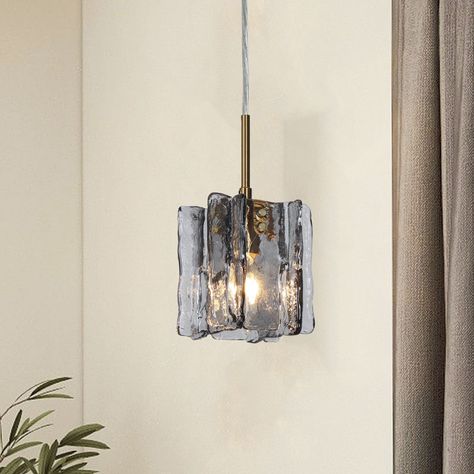 Everly Quinn Ianah 1 - Light Black/Electroplated Copper Pendant | Wayfair Bathroom Pendant Lights, Black Kitchen Island, Kitchen Island Linear Pendant, Rhinestone Flats, Single Pendant Lighting, Brass Pendant Light, Island Pendants, Kitchen Island Pendants, Linear Pendant