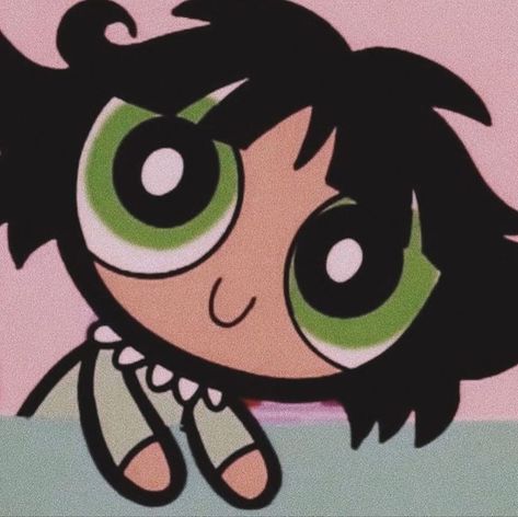 Buttercup Powerpuff Pfp, Powerpuff Girls Aesthetic Buttercup, Black Cartoon Characters Pfp, Ppg Pfp, Buttercup Pfp, Buttercup Powerpuff Girl, Powerpuff Girl, Cartoon Profile Pictures, Black Cartoon