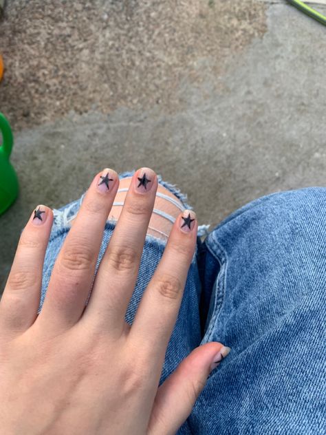 Please ignore how fat my hands look Fat Hands Nails, Chubby Hands Nails, Nails For Fat Fingers, Fat Hands, Hands Nails, Star Nails, Simple Nail, Simple Nail Designs, Nail Ideas