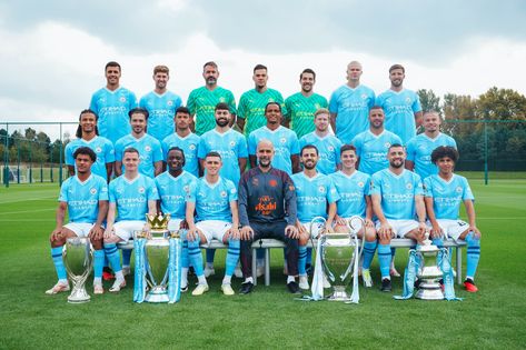 Man City Squad, Man City Team, Manchester City Wallpaper, Squad Photos, Manchester City Football Club, مانشستر سيتي, Football Love, Soccer Kits, Man City