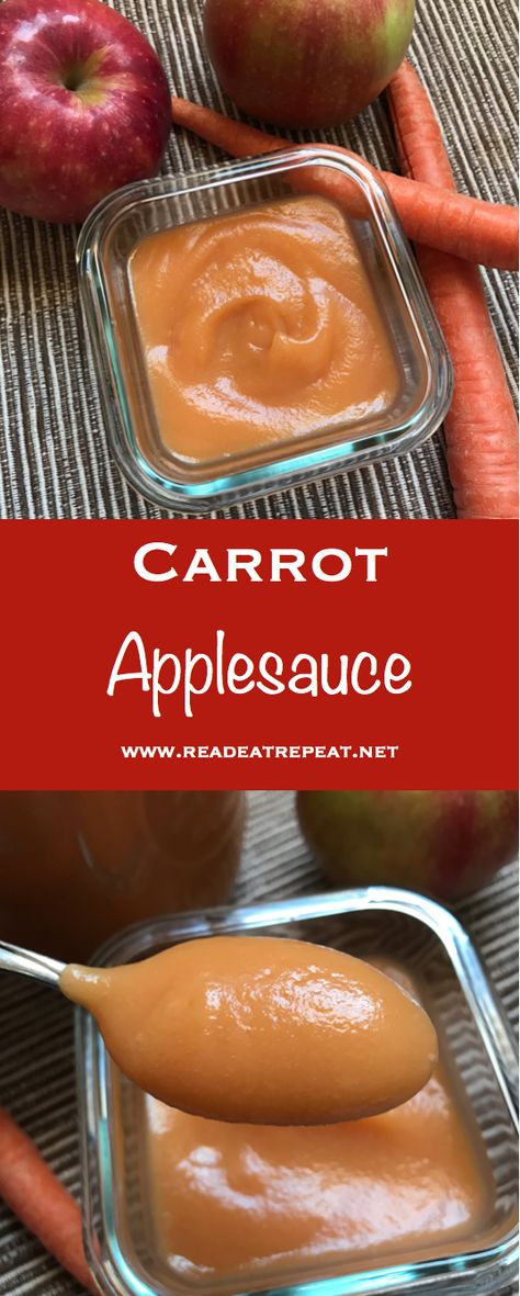 Unsweetened Carrot Applesauce - the perfect way to get veggies into picky eaters! Carrot Applesauce, Toddler Picky Eater, Beef Appetizers, Mommy Inspiration, Healthier Sweets, Thyroid Healing, Eating Schedule, Out On A Limb, Baby Foods