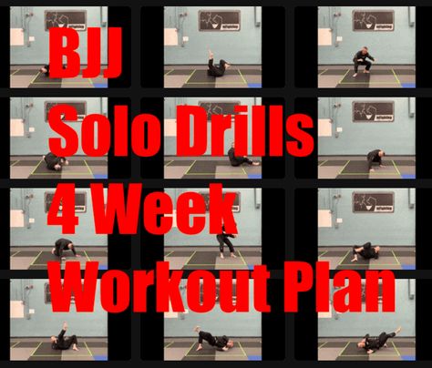 4 Week BJJ At Home Workout Plan - Infighting 4 Week Workout Plan, Leg Circles, Bear Crawl, Whole Body Workouts, Donkey Kicks, Weekly Workout Plans, Hip Ups, Workout Schedule, At Home Workout Plan