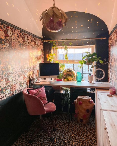 Leopard Office, Rose Floral Wallpaper, Skoolie Ideas, Sofa Carpet, Pink Floral Wallpaper, Fruit Wallpaper, Forbidden Fruit, Have A Lovely Weekend, Printed Carpet