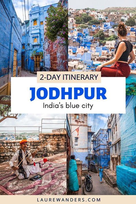 A travel itinerary for Jodhpur, India. This guide includes the best tourist and photography places in the blue city. Rajasthan Trip, Jaipur Travel, Photography Places, Cultural Travel, India Travel Guide, Indian Subcontinent, Perfect Days, Blue City, Travel Spots