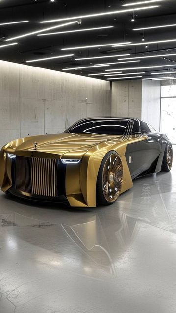 Rolls Royce Concept, Rolls Royce Gold, God Things, Cool Sports Cars, Car Photography, Royce, Rolls Royce, Bentley, Sports Cars