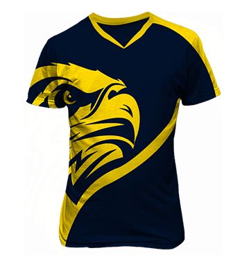 Printed Blue and Yellow Sublimated Jersey Rugby Jersey Design, Jersey Cricket, Cricket Jersey, Basketball Uniforms Design, Lawn Bowls, Jersey Designs, Sports Tshirt Designs, Sport Shirt Design, Design Jersey