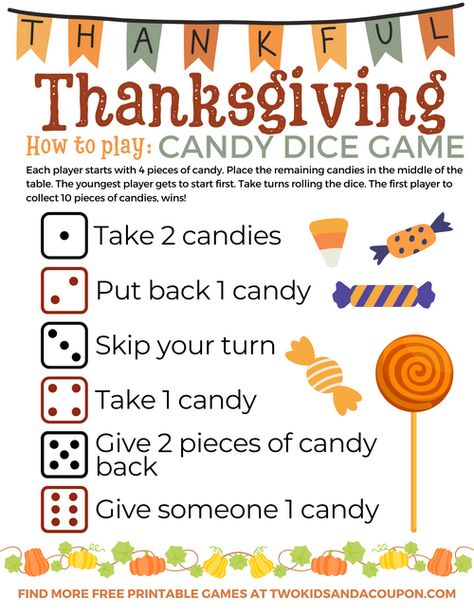 Free Printable Thanksgiving Dice Game Thanksgiving Mad Lib, Charades For Kids, Craft Paper Design, Kids Fathers Day Crafts, Thanksgiving Candy, Free Printable Thanksgiving, Gift Card Holder Diy, Free Thanksgiving Printables, Free Printable Games