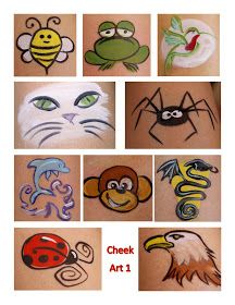 Cheek art from Paintings By Beth: New Face Painting Designs.  Artist does not give instructions. Hello Kitty Face Paint, Easter Face Paint, Kitty Face Paint, Animal Face Paintings, Face Painting Ideas, Cheek Art, Face Painting Easy, Kids Face Paint, Simple Face