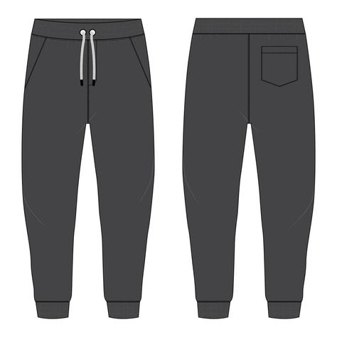 Fleece fabric Jogger Sweatpants vector illustration template front, back Views Joggers Template, Illustration Template, Wedding People, Heart Tree, Grey Joggers, Logo Banners, Heart With Arrow, Jogger Sweatpants, Fleece Fabric