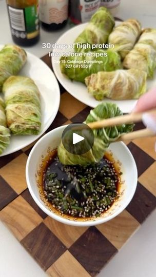 2.2K views · 267 reactions | DAY 15: AIR FRYER CABBAGE DUMPLINGS 🔥 with chicken mince and veggies. Day 15 of 30 high protein, low calorie recipes.

Get your daily nutritional menu from the link in bio | practice with me Dumplings With Chicken, Air Fryer Cabbage, Fryer Cabbage, High Protein Low Calorie Recipes, Cabbage Dumplings, Summer Rolls Recipe, Summer Roll, Chicken Mince, High Protein Low Calorie