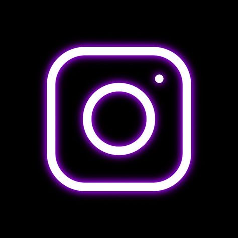 Icon Design Instagram Highlights Neon Purple Instagram Icon, Instagram Neon Icon, Instagram Logo Purple, Neon Phone Icon, Instagram Icon Purple, Purple Instagram Icon, Spiderman Widgets, Neon Widgets, Icon Homescreen