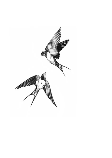 Two Birds Tattoo Men, Swallow Bird Tattoo Men, Swallows Tattoo Design, Bird Back Tattoo Men, Minimalistic Nature Tattoo, Tatoos Men Ideas Forearm, Bird Tattoos Men, Flying Bird Tattoo Men, Black And White Tattoo Designs