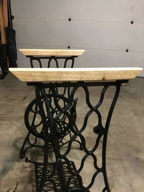 How to Make a New Top for a Treadle Sewing Machine Table DIY | Hometalk Old Sewing Machine Table Repurposed, Rehabbed Furniture, Singer Sewing Machine Repurposed, Antique Sewing Machine Table, Singer Table, Old Sewing Machine Table, Sewing Table Repurpose, Sewing Machine Table Diy, Singer Sewing Tables