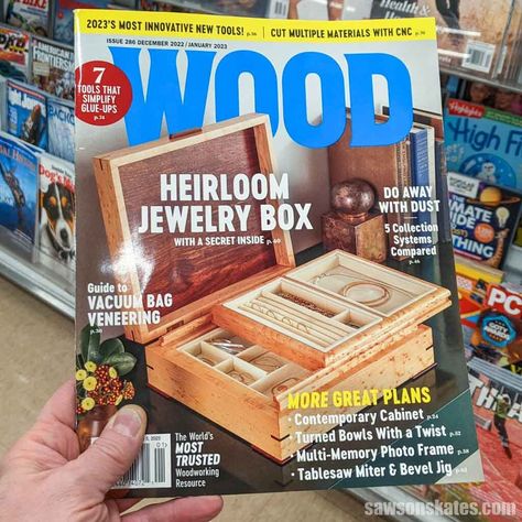 Our readers have spoken and identified the best woodworking magazines for beginners! Explore our survey results to find one that's right for you. Contemporary Cabinets, Organized Storage, Woodworking Magazine, Workshop Organization, Woodworking Guide, Photo Memories, Wood Working, Wood Shop, Bird House