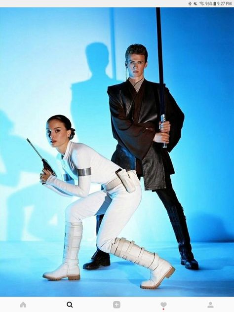 Star Wars photoshoot Disfraz Star Wars, Star Wars Couples, Best Couples Costumes, Star Wars Padme, Michael Thompson, Anakin And Padme, Costumes Couples, Couple Costumes, Costumes Diy