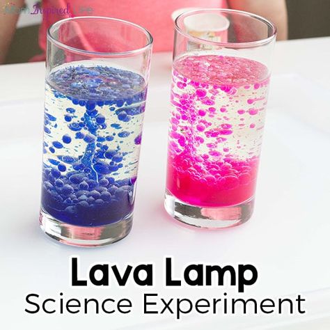 Lava Lamp Experiment, Vetenskapliga Experiment, Water Science Experiments, Water Experiments, Science Week, Preschool Science Activities, Science Experiments For Preschoolers, Kid Experiments, Easy Science Experiments