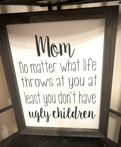 Reverse Canvas Sign, Homemade Gifts For Mom, Birthday Presents For Mom, Reverse Canvas, Diy Gifts For Mom, Creative Birthday Gifts, Unique Mothers Day Gifts, Diy Presents, Mother's Day Diy