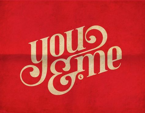 You Font Typographie Logo, Typography Served, Typography Love, Beautiful Typography, Types Of Lettering, Typography Letters, Typography Inspiration, Typography Logo, Type Design