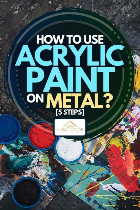 Chalk Paint On Metal, Painting Galvanized Metal, Paint For Metal, Paint On Metal, Outdoor Metal Art, Painting On Metal, Aluminum Foil Art, Mod Podge Crafts, Paint Metal