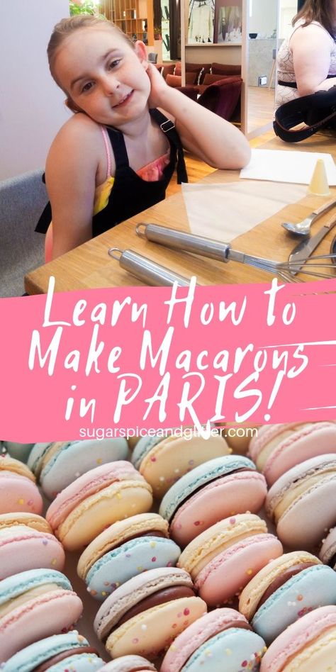 A must-do Paris experience for kids, getting to learn how to make macarons with a French pastry chef in the heart of Paris Paris Vacation Planning, 12th Birthday Ideas, Make Macarons, Paris Kids, Crafts To Do At Home, Paris Family, How To Make Macarons, Macaron Cookies, Delectable Desserts