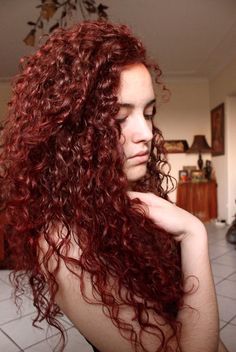 Dark red curly hair Pelo Color Vino, Spring Hair Color Trends, Red Curls, Dyed Curly Hair, Red Curly Hair, Spring Hair Color, Auburn Hair, Spring Hairstyles, Red Hair Color