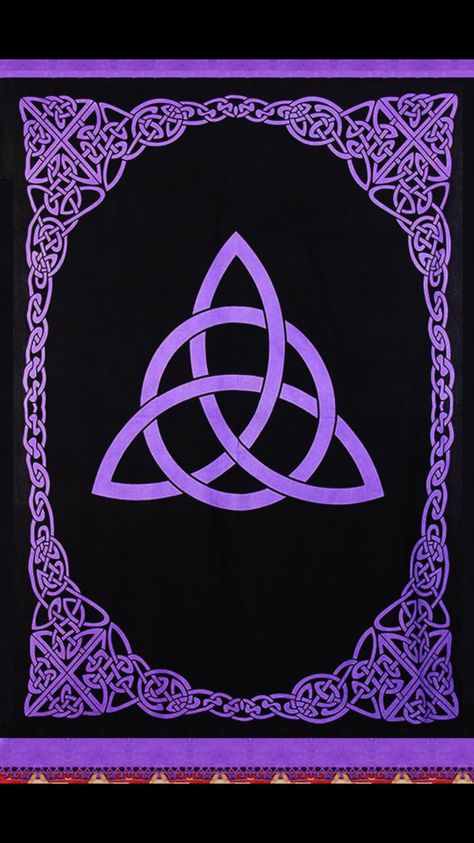 Triquetra Wallpaper, Magick Wallpaper, Charmed Triquetra, Wiccan Wallpaper, Witch Symbols, Wiccan Art, Mystical Tattoos, Charmed Book Of Shadows, Magick Symbols